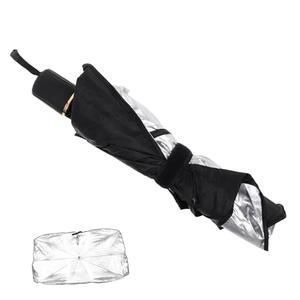 GLEAVI Windshield Sun Shade Umbrella Foldable Car Windshield Protector Sun Block for Automotive Interior Heat Insulation Compact Design for Easy Storage and Use