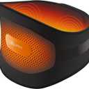 Portable Heating Pad for Back, Cordless Wearable Heat Belt with Massager for Lower Back Pain Relief, Battery Powered 8000 mAh Rechargeable, MAXwarm 3.0, Gift for Women Men 90-310 lbs (Black)