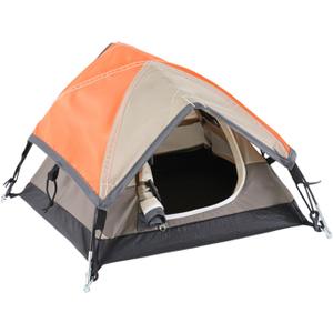 Mini Tent,Model Tent DecorationTiny Tent for Home and Garden Decoration,for Small Animal,Toy Display, Orange