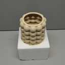 Bubble Vase, Beige Ceramic Vase for Boho Decor, Ceramic Flower Vases for Modern Home Decor, Tall Decorative Vases for Living Room, Bedroom, Wedding, Entryway, Mantel, Office, 8.5 Inches (Large)