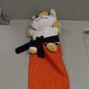 Karate Kitty Puppet Cat Wrestling Glove with Protective Forearm Sleeve, Interactive Hand Puppet Toy for Safe Play with Kittens and Adult Cats