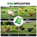 Electric Fence Netting, 49.6" H x 164' L, Portable Livestock Nets Mesh for Hogs, Cattle, Sheep,Turkey, Goat, Larger Animals,PE Net Fencing Used in Backyards, Farms and Ranches and Gardens