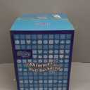 Qcity Silver Shimmer Wall Backdrop 48PCS, Black Back Not See-Through Design, Square Sequin Glitter Backdrop Panel, Perfect for Outdoor Events, Birthdays, Wedding and Party Decoration