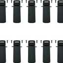 TAODAN 10PCS 6.8x3.2x1.6cm UV-5R Black Radio Walkie Talkie Back ABS Clip Waist Clip Spare Belt Buckle for UV-5R UV-5RA UV-5RB
