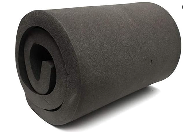 AKTRADING CO. 4" H X 24" W X 72" L CertiPUR-US Certified Rubber Foam Sheet Cushion (Seat Replacement, Upholstery Sheet, Foam Padding, Acoustic Foam Sheet)