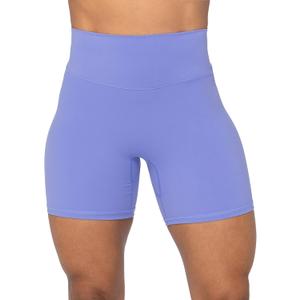 Sunzel No Front Seam High Waist Biker Shorts for Women, Squat Proof Yoga Workout Gym Bike Shorts (S)