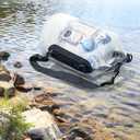 HEETA Dry Bag Waterproof for Women Men, 5L/10L/20L/30L/40L Roll Top Lightweight Dry Storage Bag Backpack with Phone Case for Travel Swimming Boating Kayaking Paddle Board Camping Beach Accessories