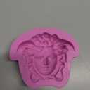 Medusa Fondant Molds, Mythology Goddess Chocolate Baking Mold, Cartoon Head Face Molds for Cake Decoration Clay Resin Soap Candle
