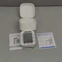 MMIZOO Wrist Blood Pressure Monitor Large LCD Display BP Machine Adjustable Cuff 5.31-7.68 inch Automatic 99x2 Sets Memory with Carrying Case for Home Use (W1681) (White)