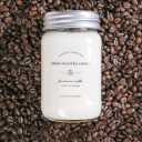 Antique Candle Co. 16 Ounce Soy Wax Candle, 80 Hour Burn Time, Cotton Wick, Mason Jar Candle (Fresh Roasted Coffee)