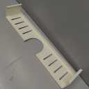 Vertical Faucet Storage Rack, Over the Sink Shelf, White, 19.6in/50cm