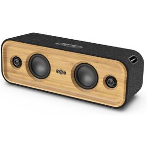 House of Marley Get Together 2: Portable Speaker with Wireless Bluetooth Connectivity, 20 Hours of Playtime and Sustainable Materials, IP65 Dust and Water Resistance, Signature Black