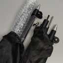 Gisafai 2 Sets Feather Flag Pole Kit Swooper Flutter Flag Hardware Pole Portable Flag Pole Holder with Ground Stake and Bag for Business Storefronts Advertising Outside (7 ft)