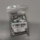 50mm Bathroom Sliding Door Glass Anti-Collision Block Side Guide Rail for Shower Door Bathroom Sliding Door Bumper Shower Room Accessories(4pcs,Grey)