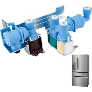 242252702 Refrigerator Water Inlet Valve Compatible with Frigidaire, Kenmore, Electrolux, Crosley Fridge Water Valve Replacement Parts, Replace#240531101 240505101 240505102 240508101 240508102