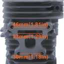 Cylinder Piston Top End Rebuild Kit for Poulan Pro PP4218AVX PP4218 PPB3416 PPB4018 P4018 P4018WM P4018WT PP4218AVL PP3516AVX PPB4218 PP3416 PPB4218 Chainsaw