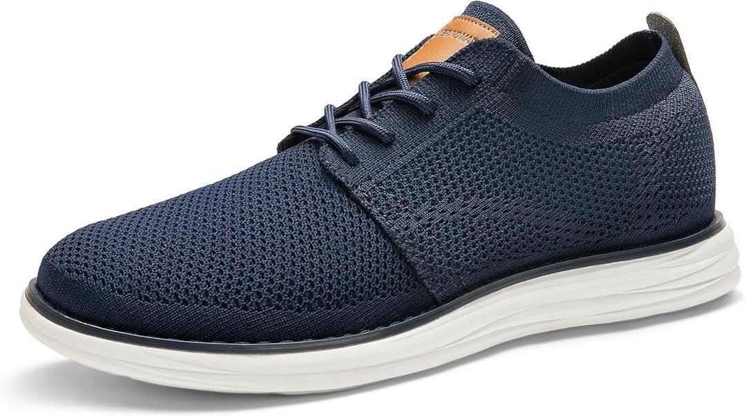 Bruno Marc Men's KnitFlex Breeze Mesh Sneakers Oxford Lace-up Lightweight Casual Walking Shoes 14