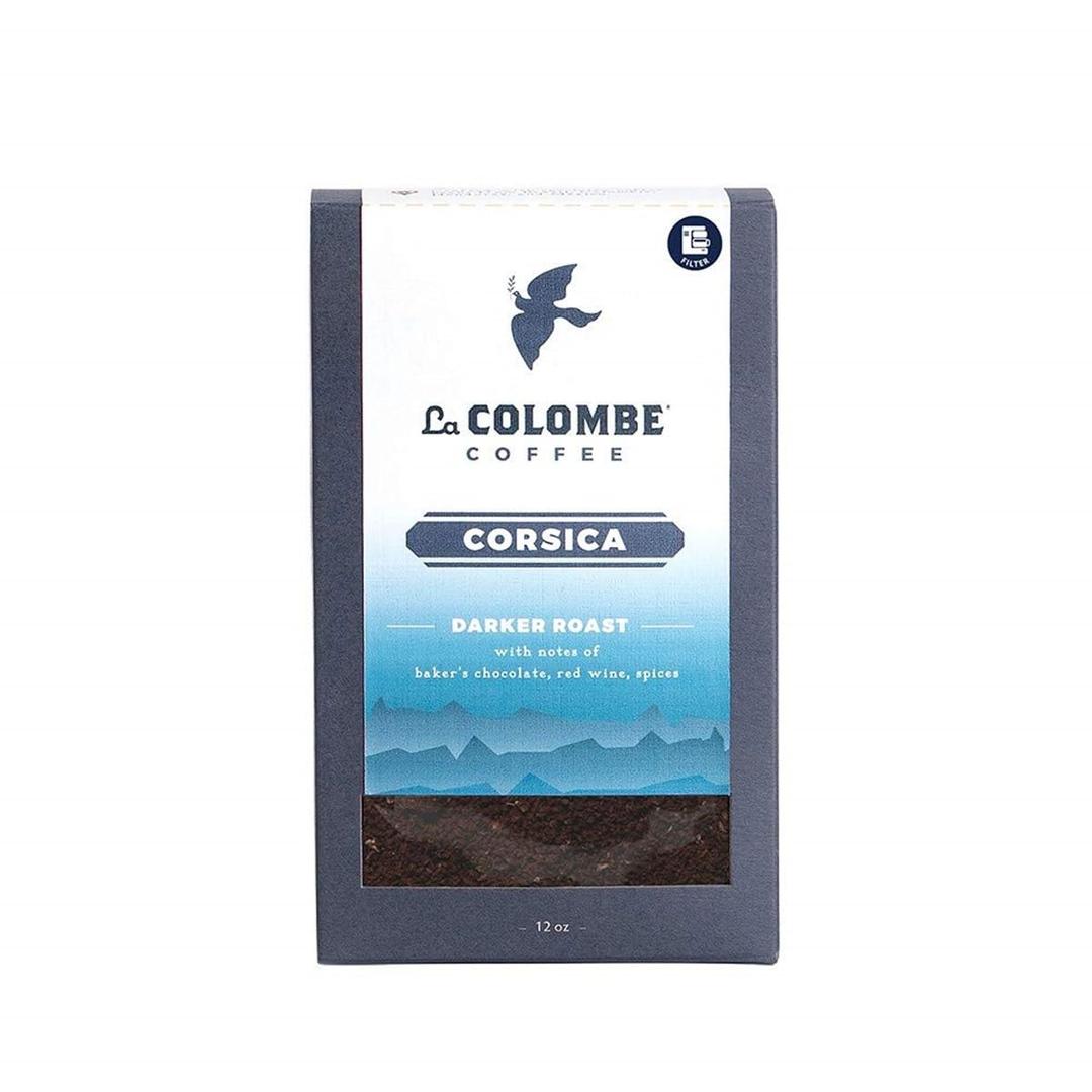 3 x La Colombe Corsica Dark Roast Drip Grind Ground Coffee - Notes of Baker's Chocolate, Red Wine & Spices, 12 Ounce (Pack of 1) (EXP 06/08/26)