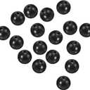 PATIKIL Fishing Beads, Soft Plastic Round Rubber Fishing Bait Eggs Rig Beads Tackle Lures Accessories with Storage Box (12mm)