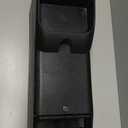 Center Console for Minivans, SUVs, Middle Van Console, Extra Cup Holders, Large Storage, 27"L x 11.5"W x 8.5"H,Made in USA (Black)