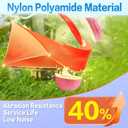 2 x 9 Pack 0.095"AL2420P Pre-Cut Replacement Twisted Timmer Line Compatible with EGO 56-Volt 15"String Trimmers & Multi-Head String Trimmer Attachment,126 FT Weed Eater String line for EGO Trimmers String