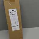 Bronze Curtain Rods for Windows 28 to 48 Inches Adjustable Decorative 1 Inch Diameter Single Window Curtain Rod Set with Classic Finials, Bronze with Gold Finishing