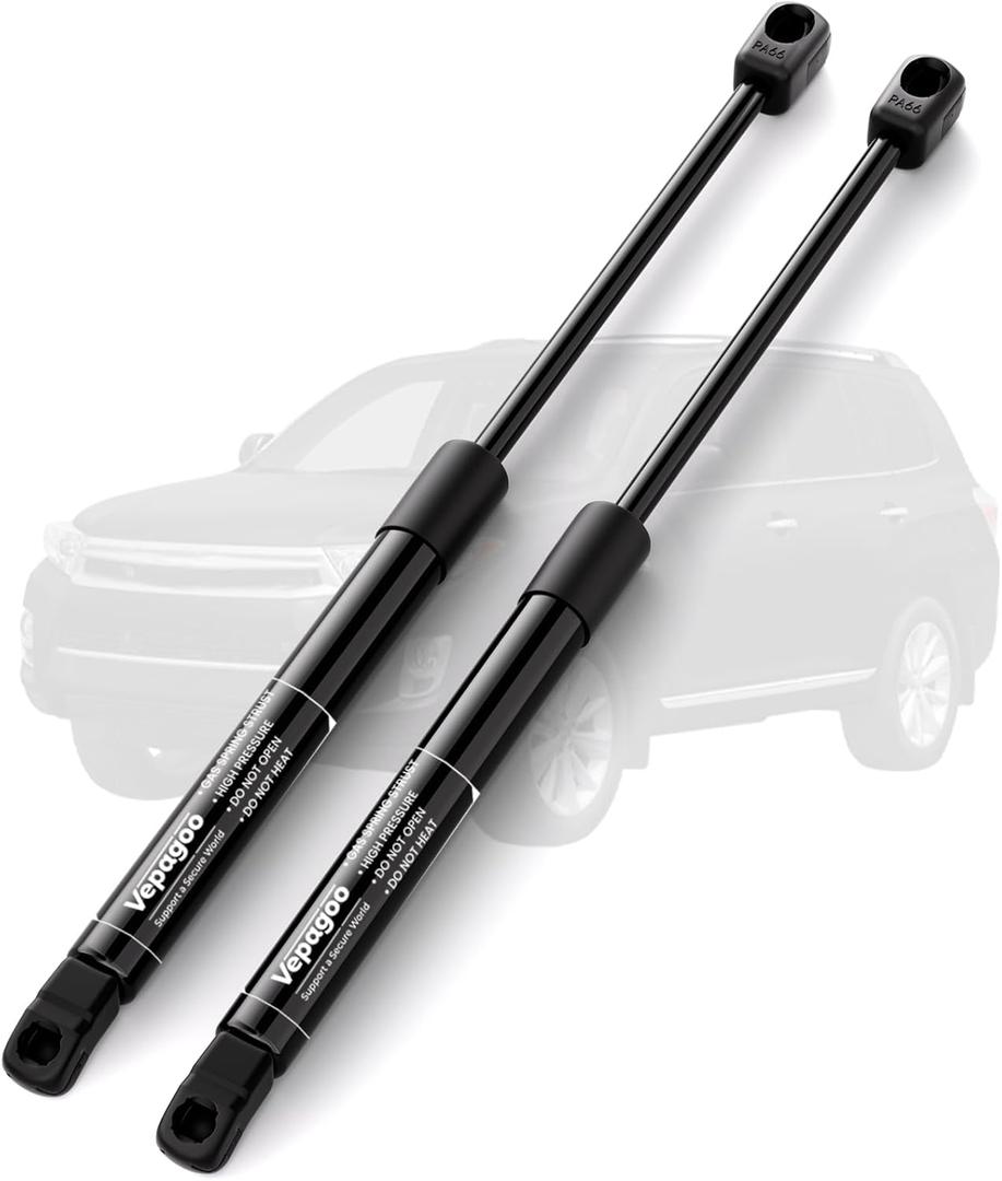 Vepagoo PM1080 Rear Window Glass Struts 2007-2013 Toyota Highlander Gas Shock Lift Supports Spring, Trunk Rear Window & Not The Liftgate,68940-OE020, SG329062, 2Pcs