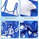 Girls Swimsuit Size 7-8 Girls Bikini Size 8 7 Girl's Bathing Suits with Drawstring Cover Up Swimsuits for Girl Tropical Floral Swim Suit for Girl