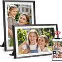RCA 10.1" WiFi Digital Picture Frame, Electronic Photo Frames 32GB Storage, HD IPS Touch Screen WiFi Frame/Auto Rotate/Wall Mounted, Easy Setup in Uhale App to Share Photo/Video Anytime | (2 Pack) (Black&White-2Pack)