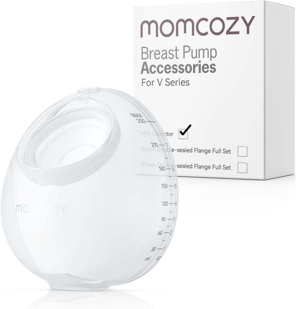 Momcozy Milk Collector Only for Momcozy V1 Pro/V2 Pro. Original V1 Pro/V2 Pro Breast Pump Replacement Accessories, 1 Pack