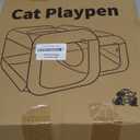 Tailtastic Large Cat Playpen with Separate Areas,Outdoo&Indoor Cat Enclosures,Portable Pet Playpen for Indoor Cats,Puppy and Small Animals, Dog Playpen with Carrybag.