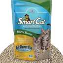 SmartCat All Natural Clumping Cat Litter, 20 Pound (320oz 1 pack) - Alternative to Clay and Pellet Litter - Chemical and 99% Dust Free - Unscented and Lightweight