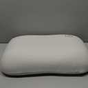 Side Sleeper Pillow  Soft Ergonomic Cervical-Neck-Pillow for Neck Pain Relief, Ice Silk Zipperless Pillowcase, Eco Friendly and Durable Material (White)