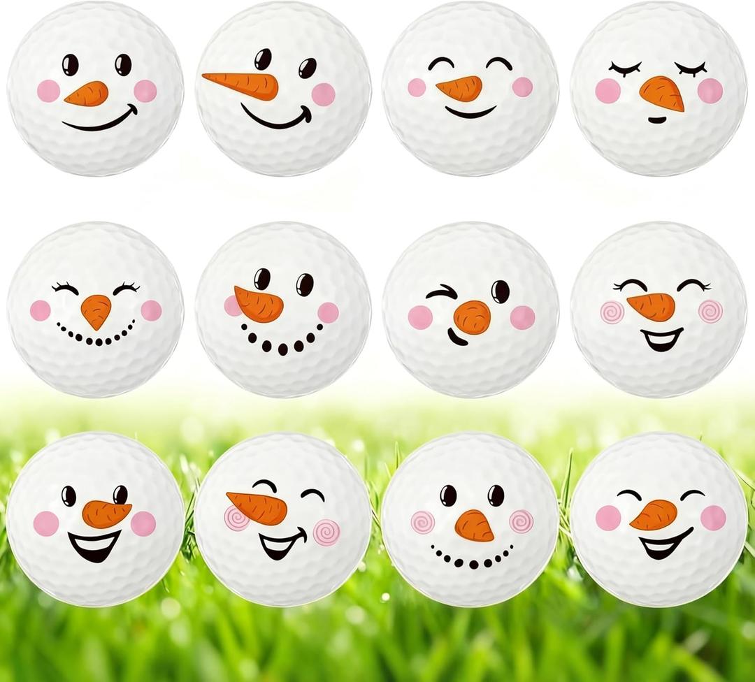 12 Pcs Golf Retirement Gifts for Women Men Funny Golf Balls Set for Father Mother Son Boss Coworker Employee Husband Grandpa Golfers Lovers Retirement Gifts