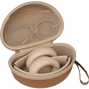 Portable Headphone Case for Beats Studio Pro / 3 Solo 3 Solo 4, Over Ear Headphone Storage Case with Large Space Pocket for Cables