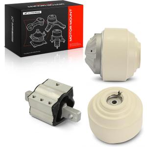 A-Premium 3PCS Engine Motor Mount and Transmission Mount Set Compatible with Mercedes-Benz C230, C280, C350, C43 AMG, E300, E320, E350, E430, E500, E550, SL500, SL550, SLC300, SLK250, SLK280, SLK300