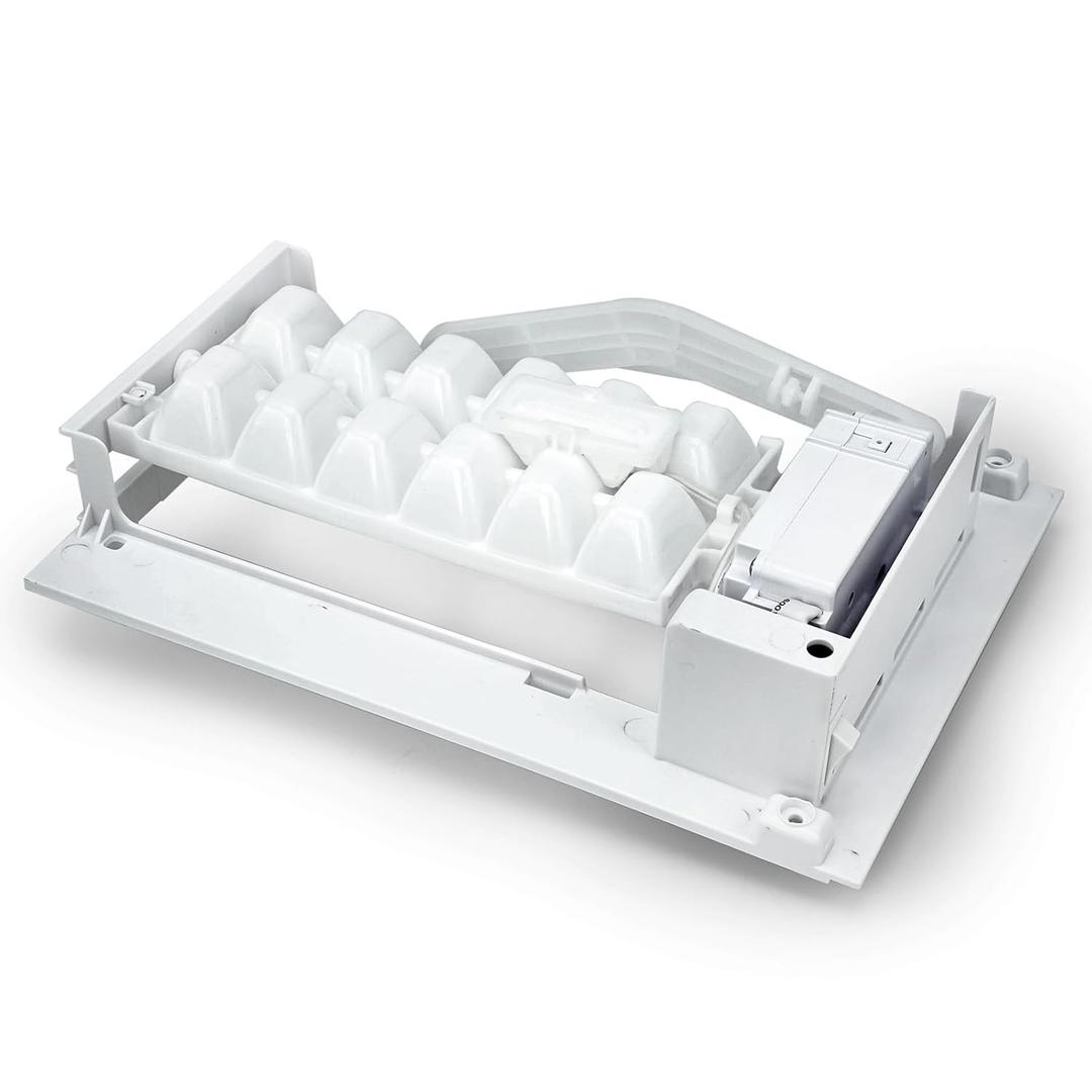 Upgraded AEQ72909603 AEQ72909602 Refrigerator Ice Maker Assembly, Compatible with LG Refrigerators, Replacement for 2216335 AH3617225 EA3617225, 12 Cube Flex Tray Kit