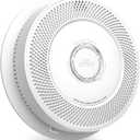 Jemay Smoke Detector Carbon Monoxide Detector Combo 10 Year Battery, Smoke and Carbon Monoxide Detector with Voice Reminder, LED Warning Light Indicators, 1 Pack