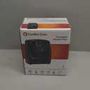 Comfort Zone Indoor Space Heater with Adjustable Thermostat, Fan Forced, Electric, Overheat Protection, Safety Tip-Over Switch, Energy Efficient, Ideal for Home, Bedroom, & Office, 1,500W, CZ45EBK (Black)