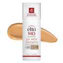 EltaMD UV AOX Elements Tinted Mineral Face Sunscreen Lotion, Tinted Moisturizer for Face SPF 50 with Antioxidants, For Dry Sensitive Skin 1.7 oz Pump