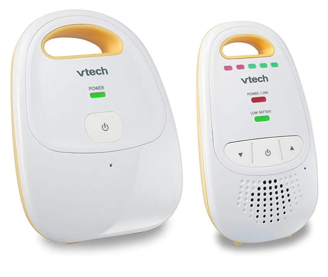 VTech Upgraded Audio Baby Monitor with Rechargeable Battery, Long Range, and Crystal-Clear Sound