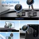 iPhone Magsafe Car Mount Charger [15W Fast Wireless Charging, 120+ LB Strongest Suction & 2800gf Strongest Magnetic] 360 Adjustable Car Phone Holders for your car, for iPhone 17 16 15 14 13 12 series
