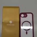Miracase for Phone 17e Case & iPhone 16e Case, Full-Body Phone with Built-in Glass Screen Protector, [Magnetic with MagSafe] Military Drop Proof 17 E/ 16 E Cover Bumper 6.1 inch, Plum