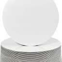 ONEMORE [35pcs] 12" White Cake board Round,Disposable Cake Circle Base Boards Cake Plate Round Coated Circle Cakeboard Base 12inch,Pack of 35