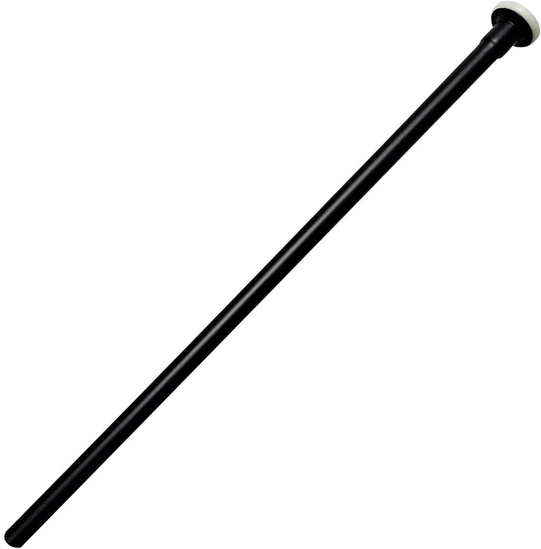 Westbrass D123-62 3/8" x 12" Brass Flat Head Toilet Riser Supply Line, Matte Black