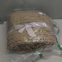 L'AGRATY Chunky Knit Blanket Throw: 50''x60'' Chenille Chunky Knitted Throw Blanket for Bed Couch - Handmade Thick Big Cable Knit Blanket - Large Crochet Rope Blanket for Home Decor(Light Taupe)