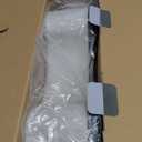 MR.SIGA Toilet Stool Squat Adult, Bathroom Stool Heavy Duty, Anti Slip Toilet Step for Bathroom, Toddler Step Stool for Kids, Off-White & Dark Gray