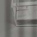 2PCS Acrylic Rectangular Serving Tray with Lid - Grey Black Marbleized Grain Cake Holder, Cake Stand Display Set for Cheese, Chips, Fruit Platter