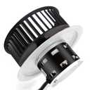 Compatible with Nutone QT-110N-B, QT-80-N-B, QT-90N-B,QT-9093, QT-100L, QT110NQT80,Bathroom Fan Motor,110CFM,3.0Sones Bathroom Fan Motor & Blower Wheel,Replace for Motor Number S0695B000, S0696B000