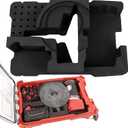 EVA Liner Organizer Compatible with Milwaukee 48-22-8435 Tool Box - Precision-Cut Liner Fit for M18 FUEL 2723-20 Compact Router & Accessories（Only Compatible with XC5.0 Battery）